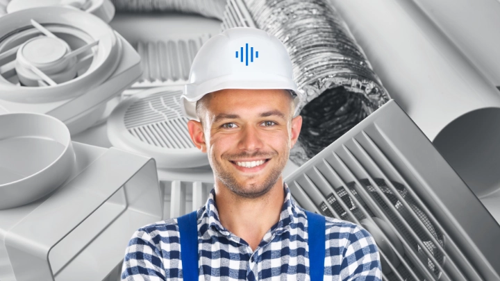 Professional HVAC technician